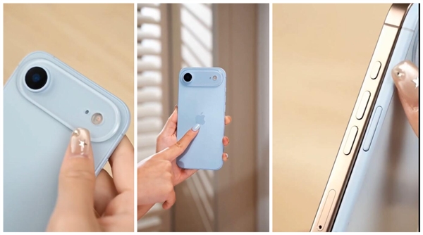 iPhone 17 Air天藍色機模上手：辨識度拉滿